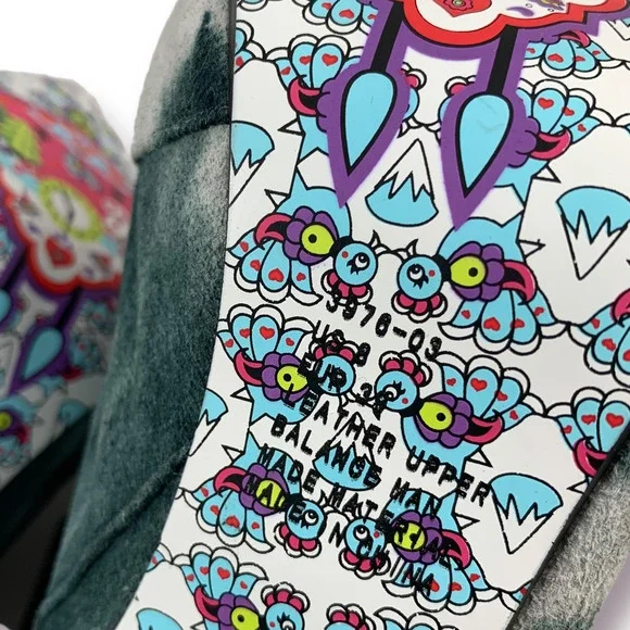 ❌SOLD❌ BRAND NEW 2011 Couture IRREGULAR CHOICE tie dye platform hexagonal boots - Picture 14 of 14